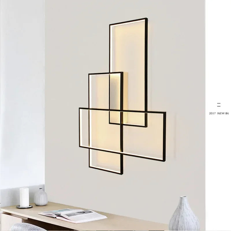Nordic Rectangle Dimmable Led Wall Lamp