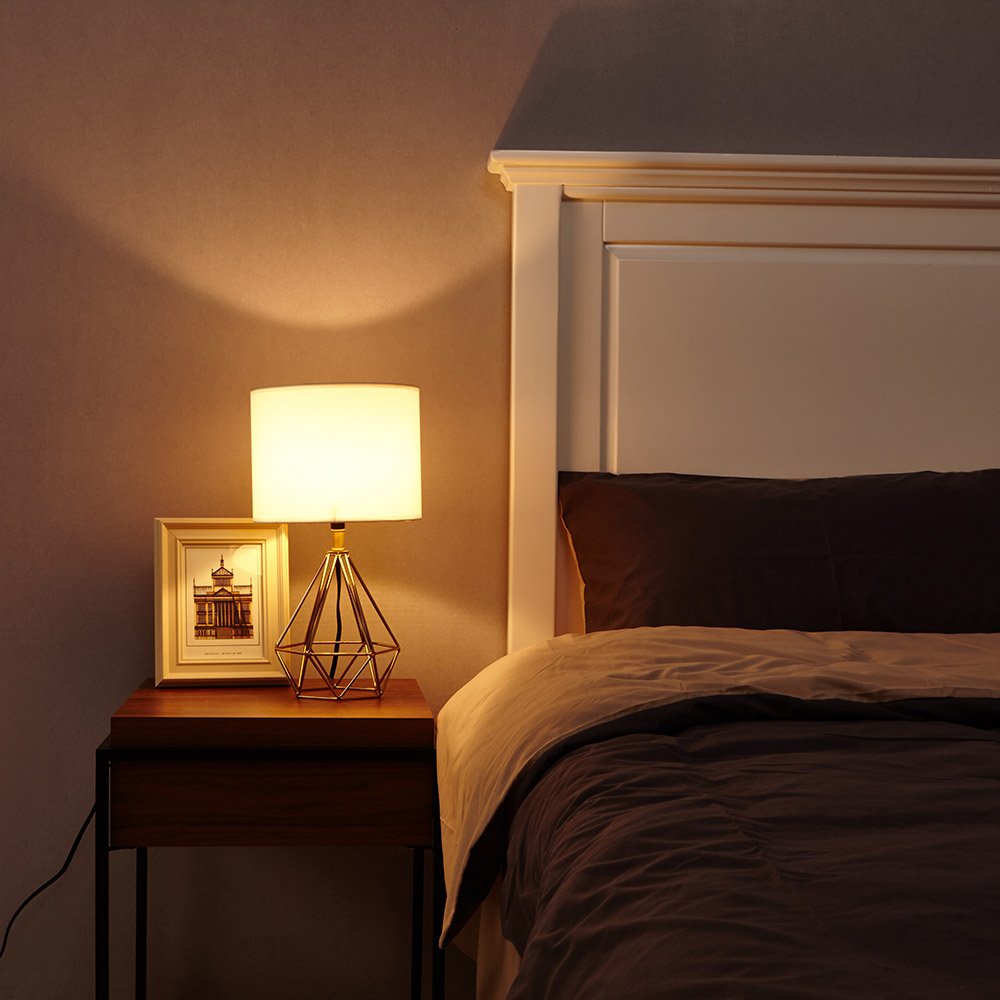 Geometric Table Lamp with Shade