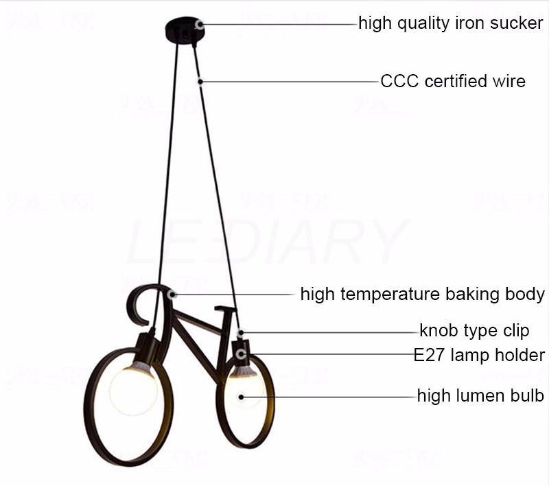 Bicycle pendant light