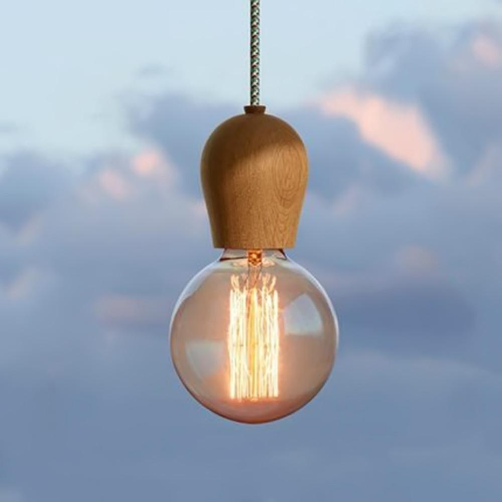 Simple design hanging light in wood