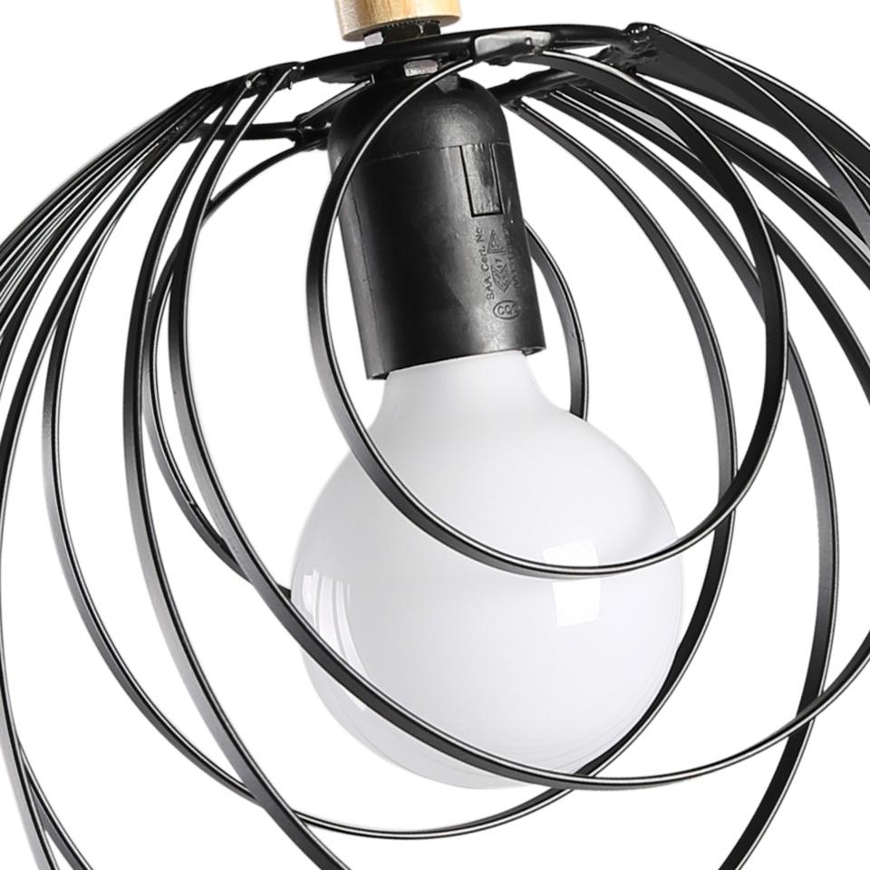Art Retro Pendant Lights Black Iron Hanging Bell Pendant Lamp,Free Shipping