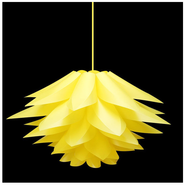 Yellow Lotus Flower hanging lamp shade 52 CM