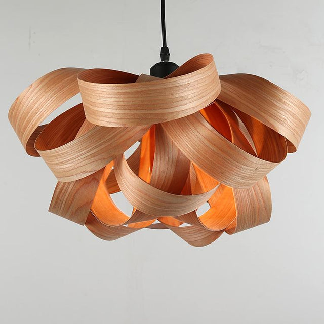 Artistic Wood Pendant Lamp