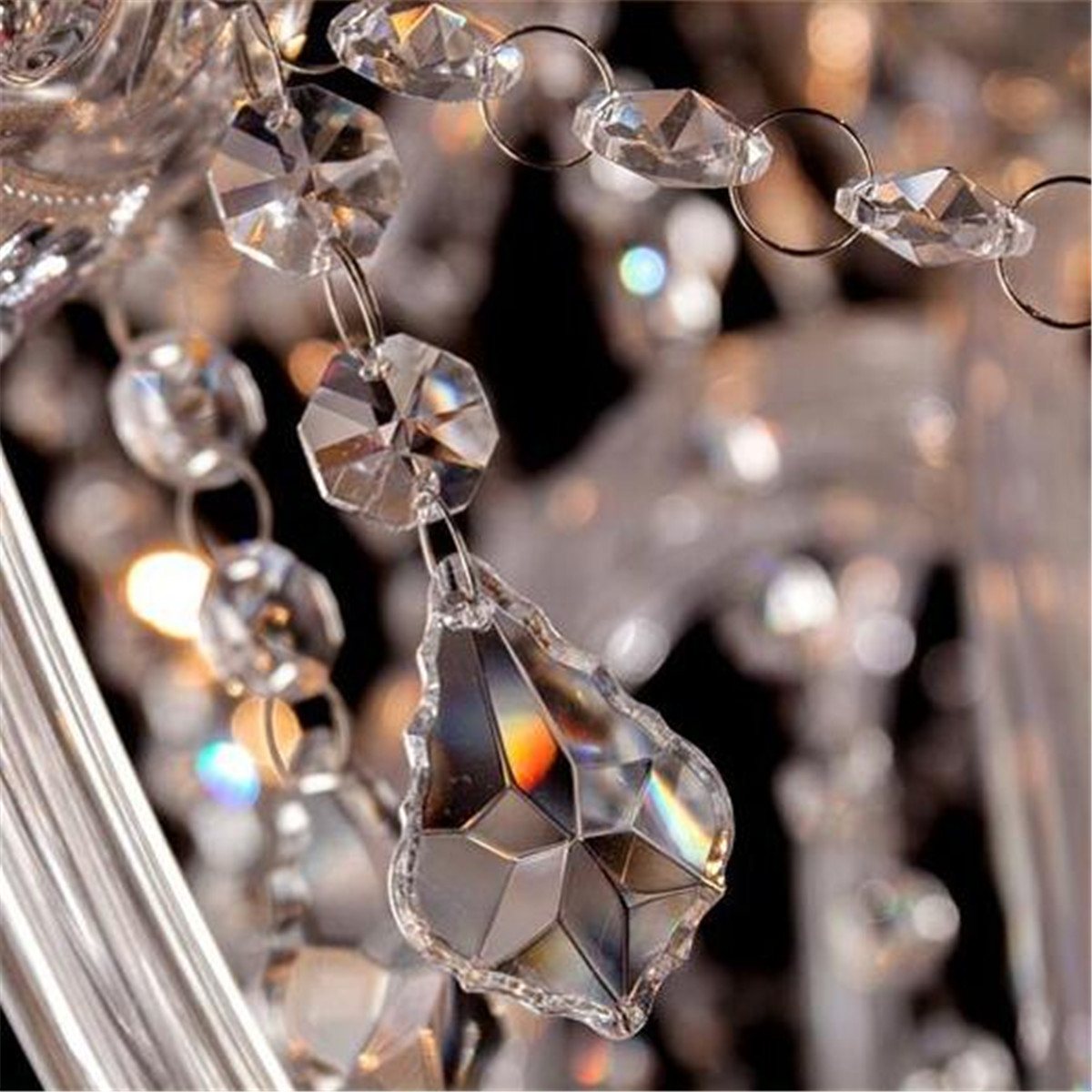 Shabby Chic crystal chandelier