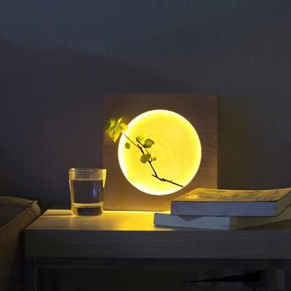 Full or crescent moon LED night lamp