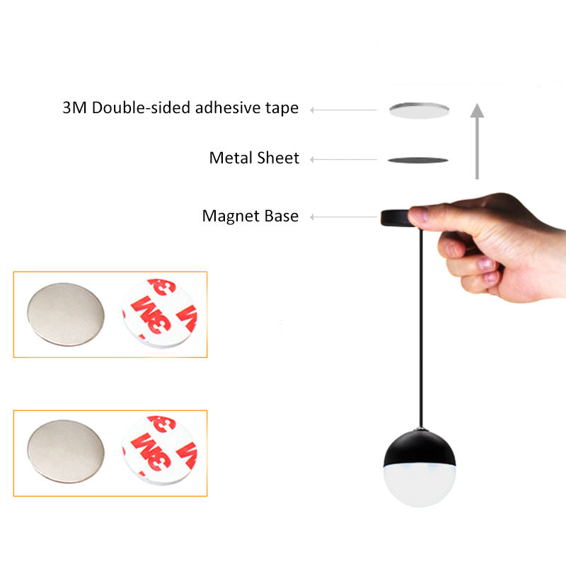Small magnetic reading light