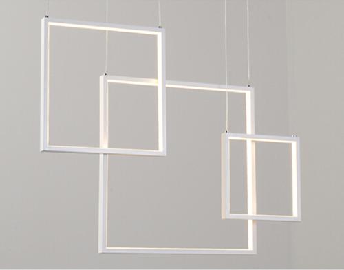 Hanging square pendant lights (with 3 or 5 squares)