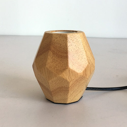 Modern solid wood table lamp